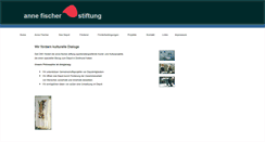 Desktop Screenshot of anne-fischer-stiftung.de